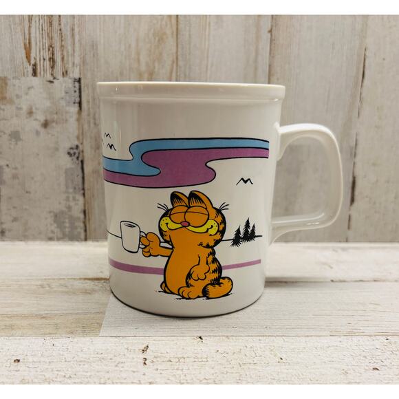 Garfield by Jim Davis Vintage 80's Coffee Tea Mug EUC - Picture 1 of 4